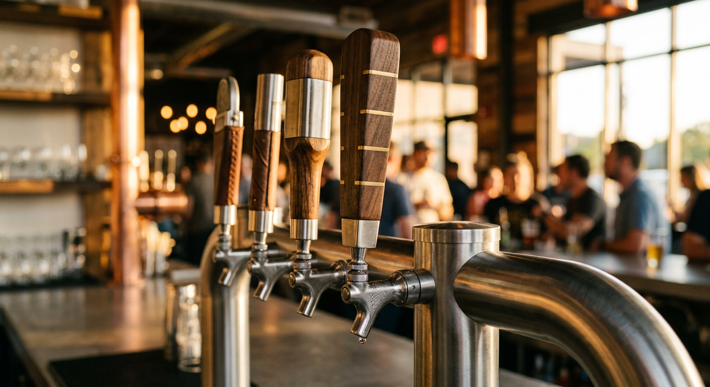 Brewery tap handles