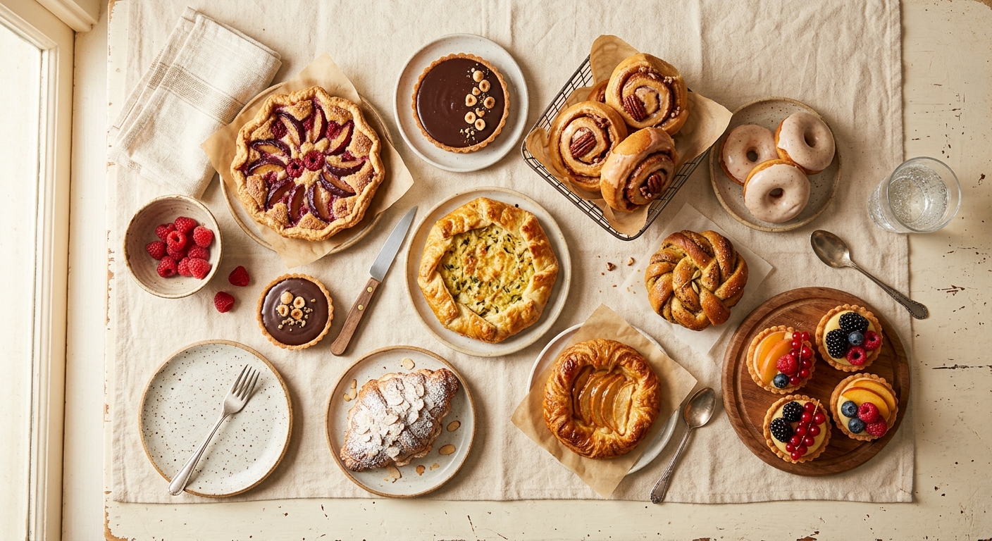 Assortment of GoodSide pastries