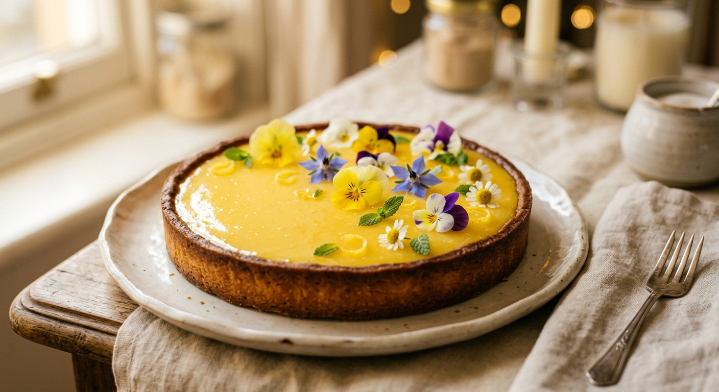 Elegant seasonal tart